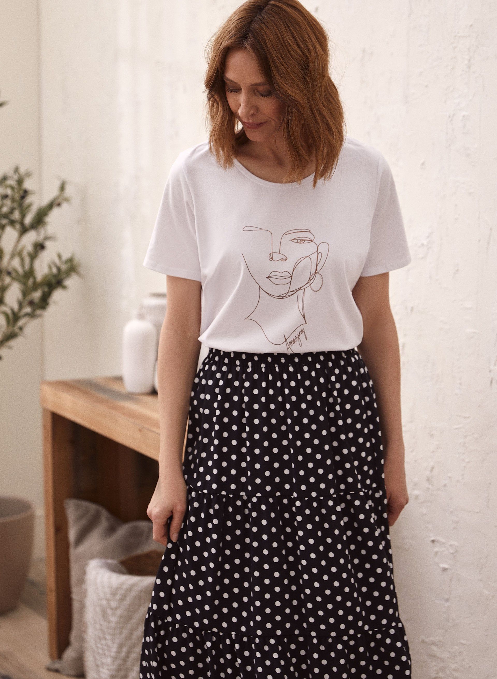 Sketch Print Tee sold by Laura product image thumbnail 2