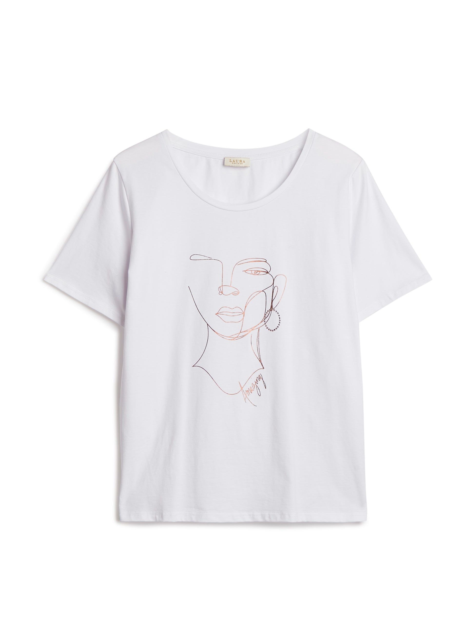 Sketch Print Tee sold by Laura product image thumbnail 5