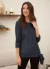 Tie Detail Dolman Sleeve Sweater sold by Laura