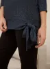 Tie Detail Dolman Sleeve Sweater sold by Laura