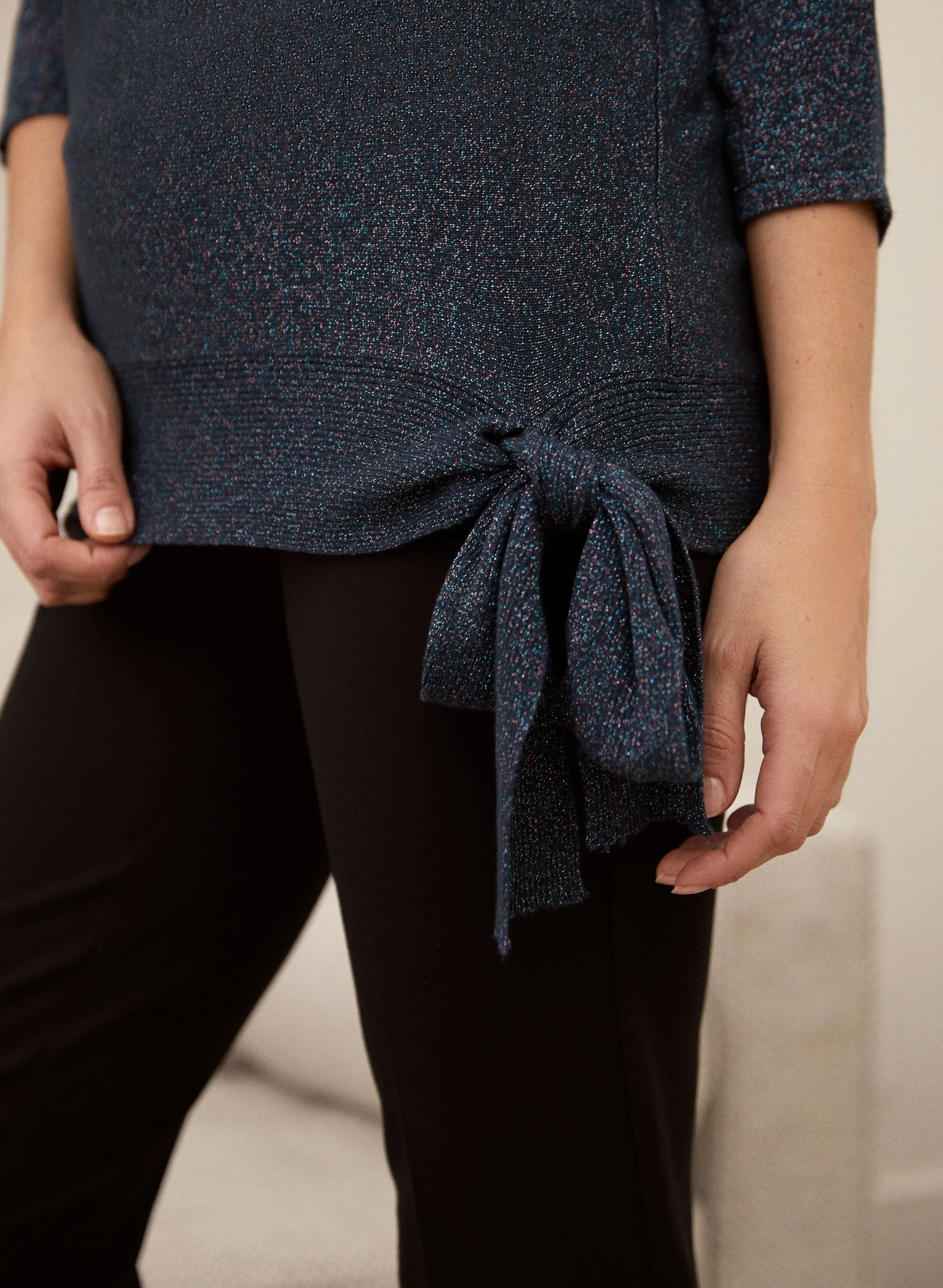 Tie Detail Dolman Sleeve Sweater sold by Laura product image thumbnail 2