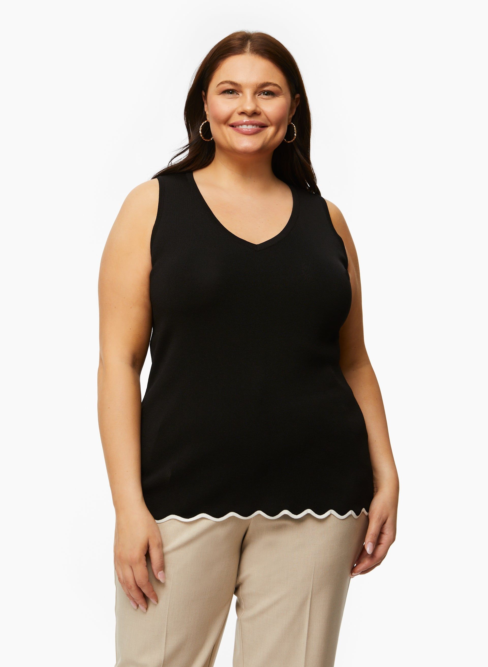 Scallop Detail Cami sold by Laura