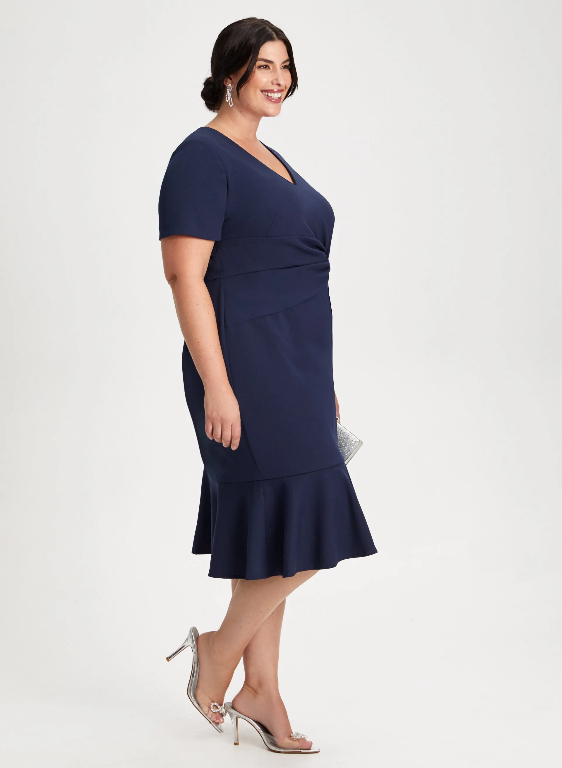 Ruffle Hem Twist Detail Dress sold by Laura product image thumbnail 2