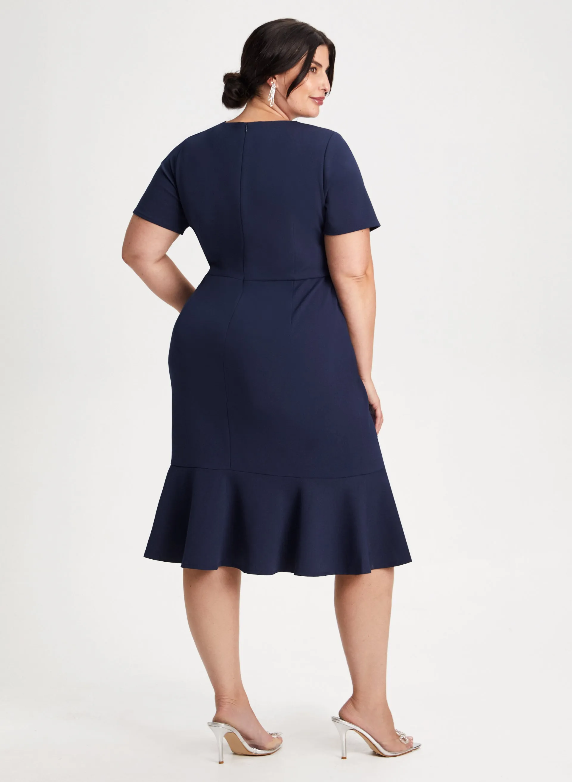 Ruffle Hem Twist Detail Dress sold by Laura product image thumbnail 3