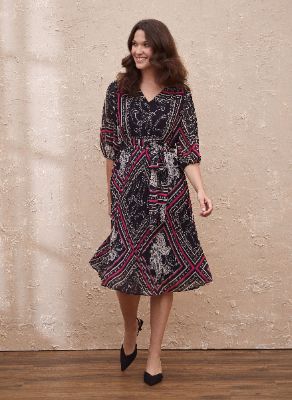 Paisley Print Midi Dress sold by Laura