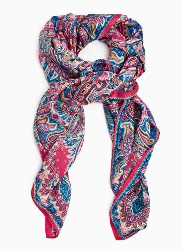 Paisley Mosaic Print Scarf sold by Laura