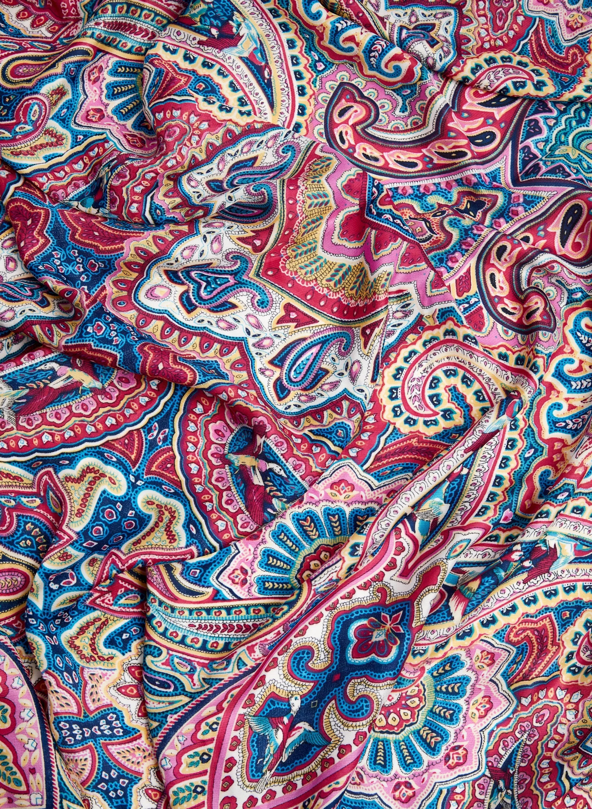 Paisley Mosaic Print Scarf sold by Laura product image thumbnail 2