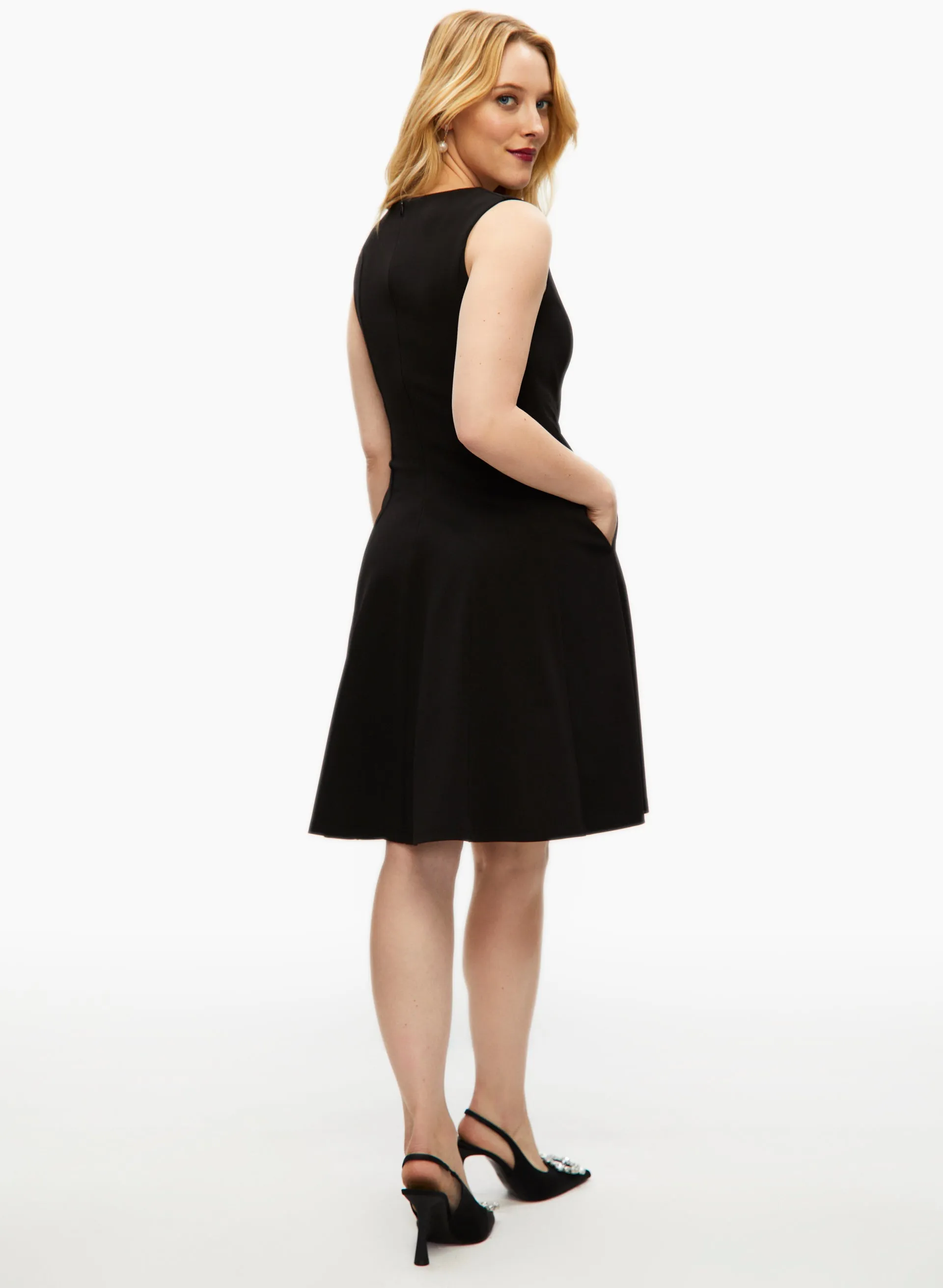 V-Neck Fit & Flare Dress sold by Laura product image thumbnail 2