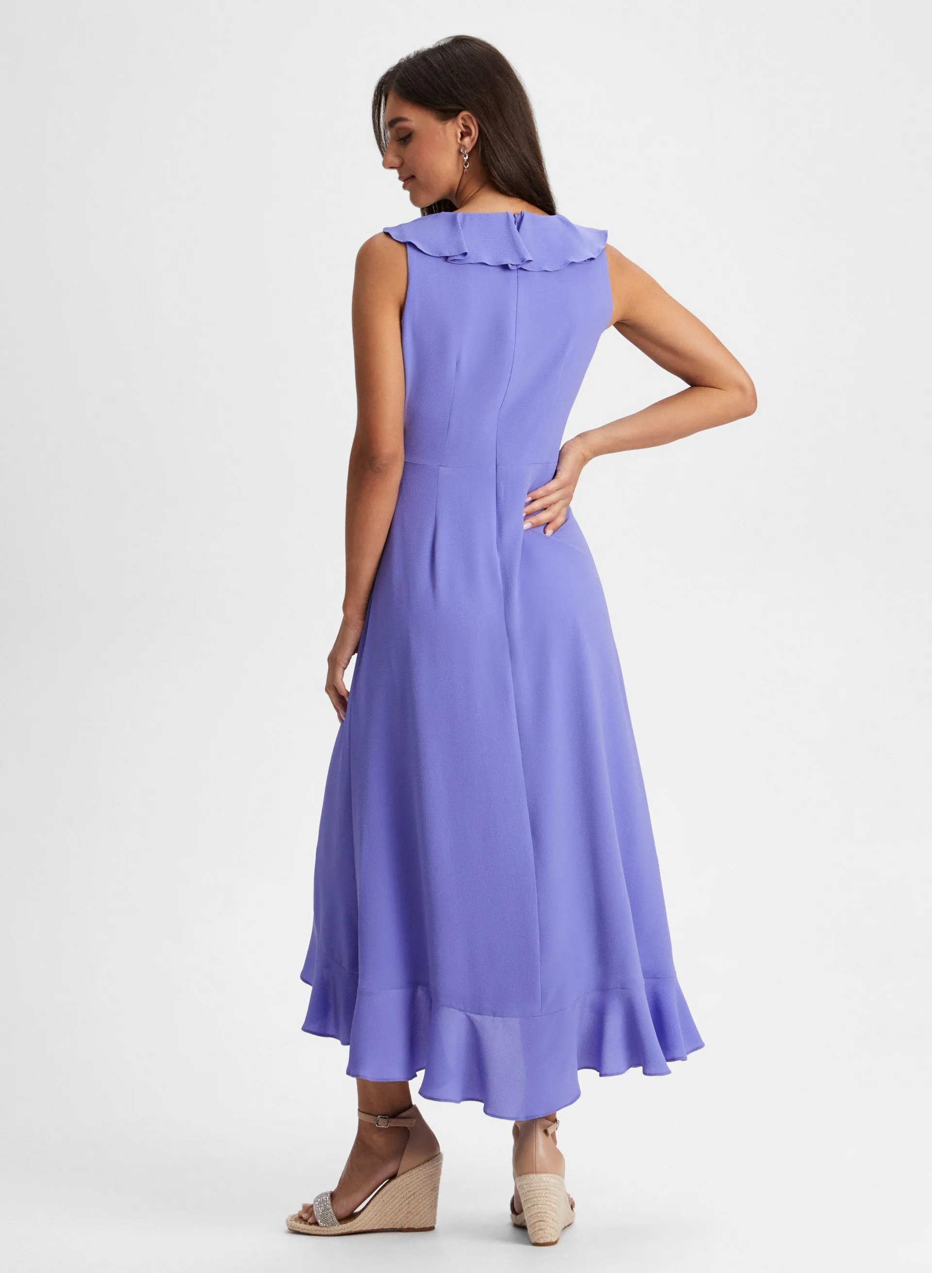 Wrap Style Ruffle Dress sold by Laura product image thumbnail 2