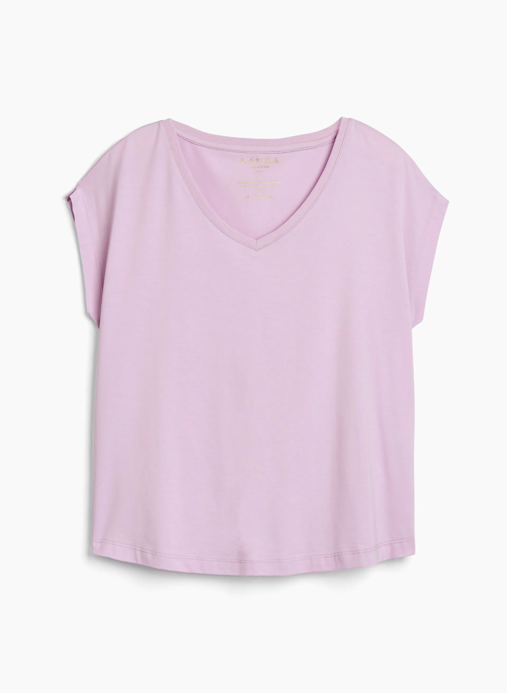Solid Cotton Modal Tee sold by Laura product image thumbnail 5