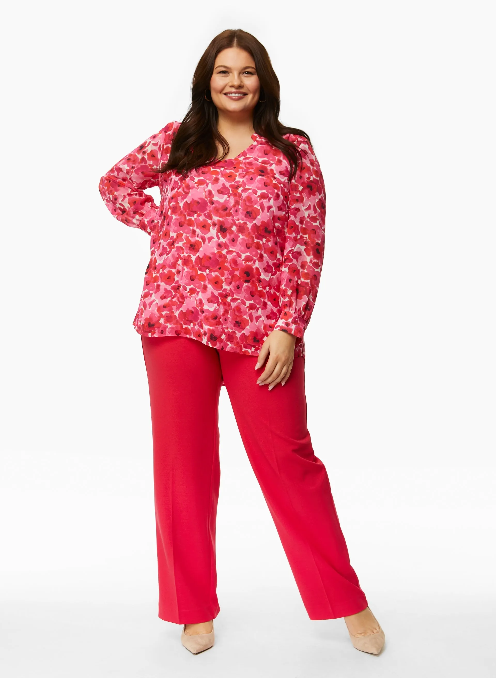 Button Detail Wide Leg Pants sold by Laura product image thumbnail 2