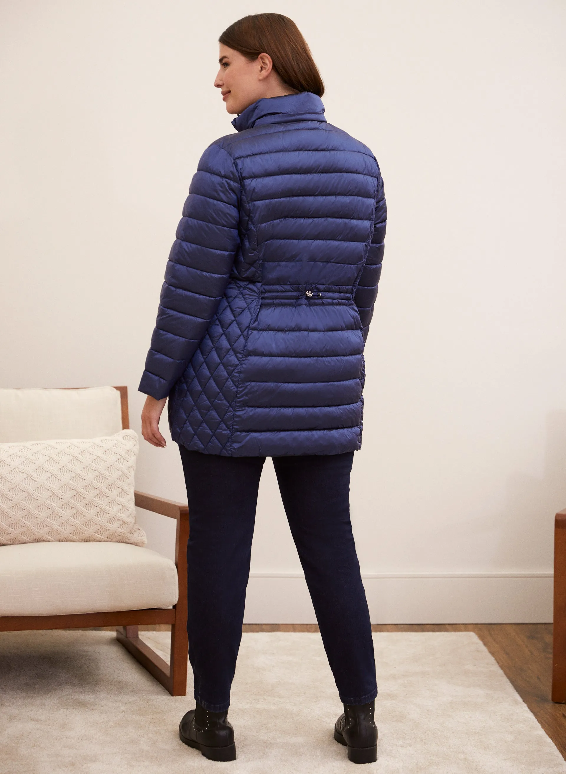 Packable Vegan Down Quilted Coat sold by Laura product image thumbnail 3