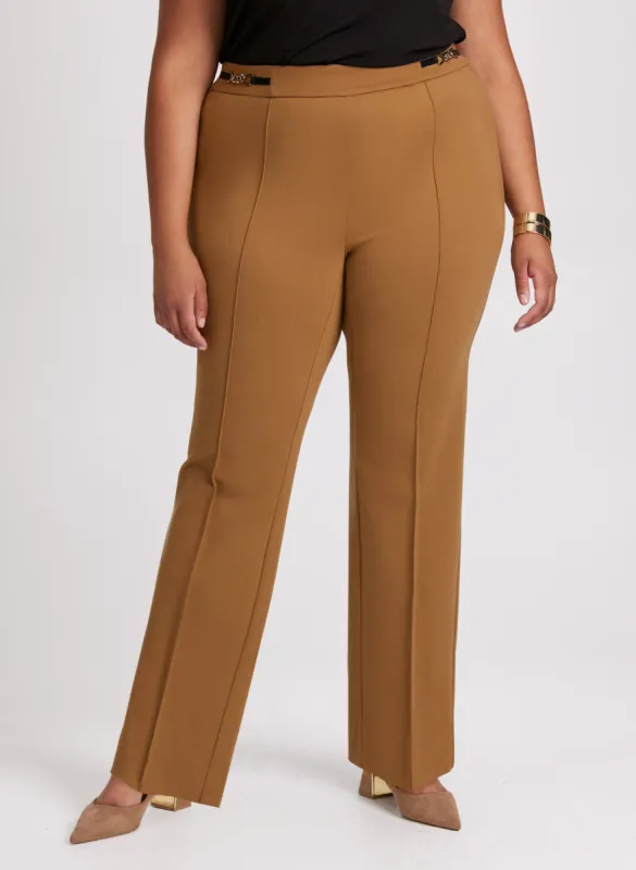 Sofia Pull-On Straight-Leg Pants - Regular sold by Laura