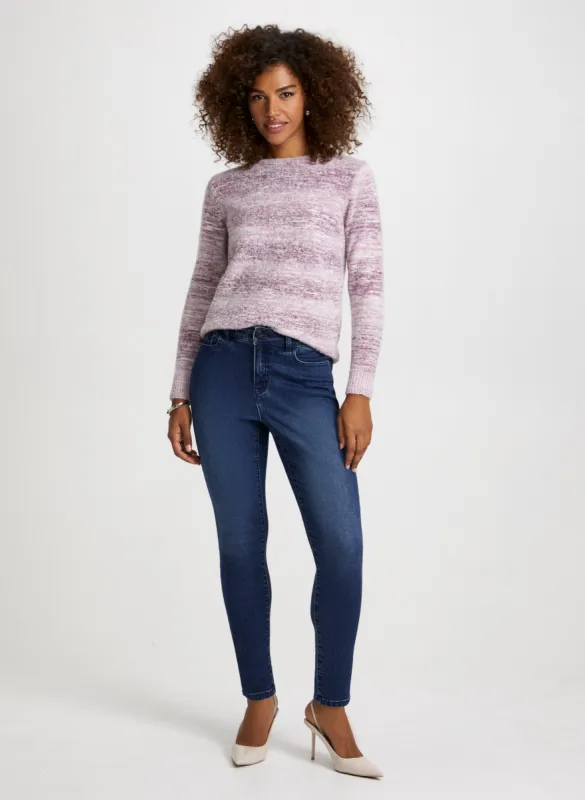 Striped Sweater & Slim Leg Jeans sold by Laura