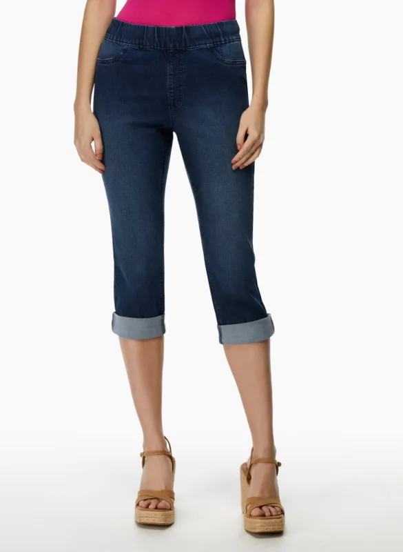 Denim Pull-On Capris sold by Laura
