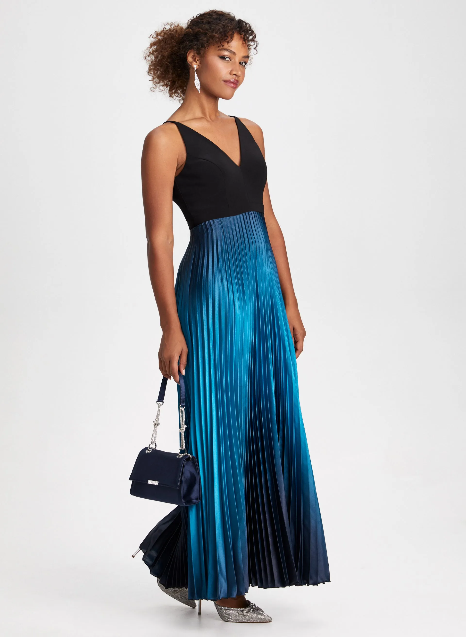 Long Pleated Dress sold by Laura product image thumbnail 2
