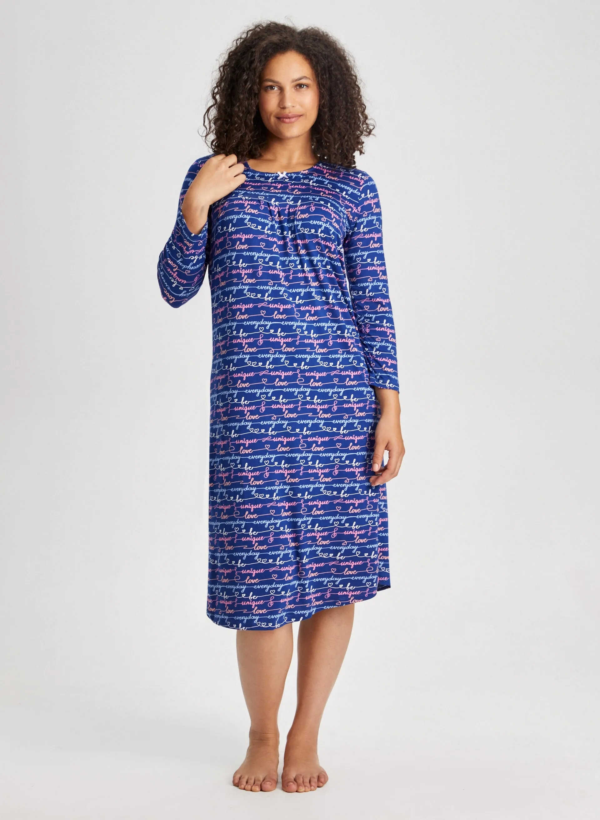 Text Print Nightgown sold by Laura