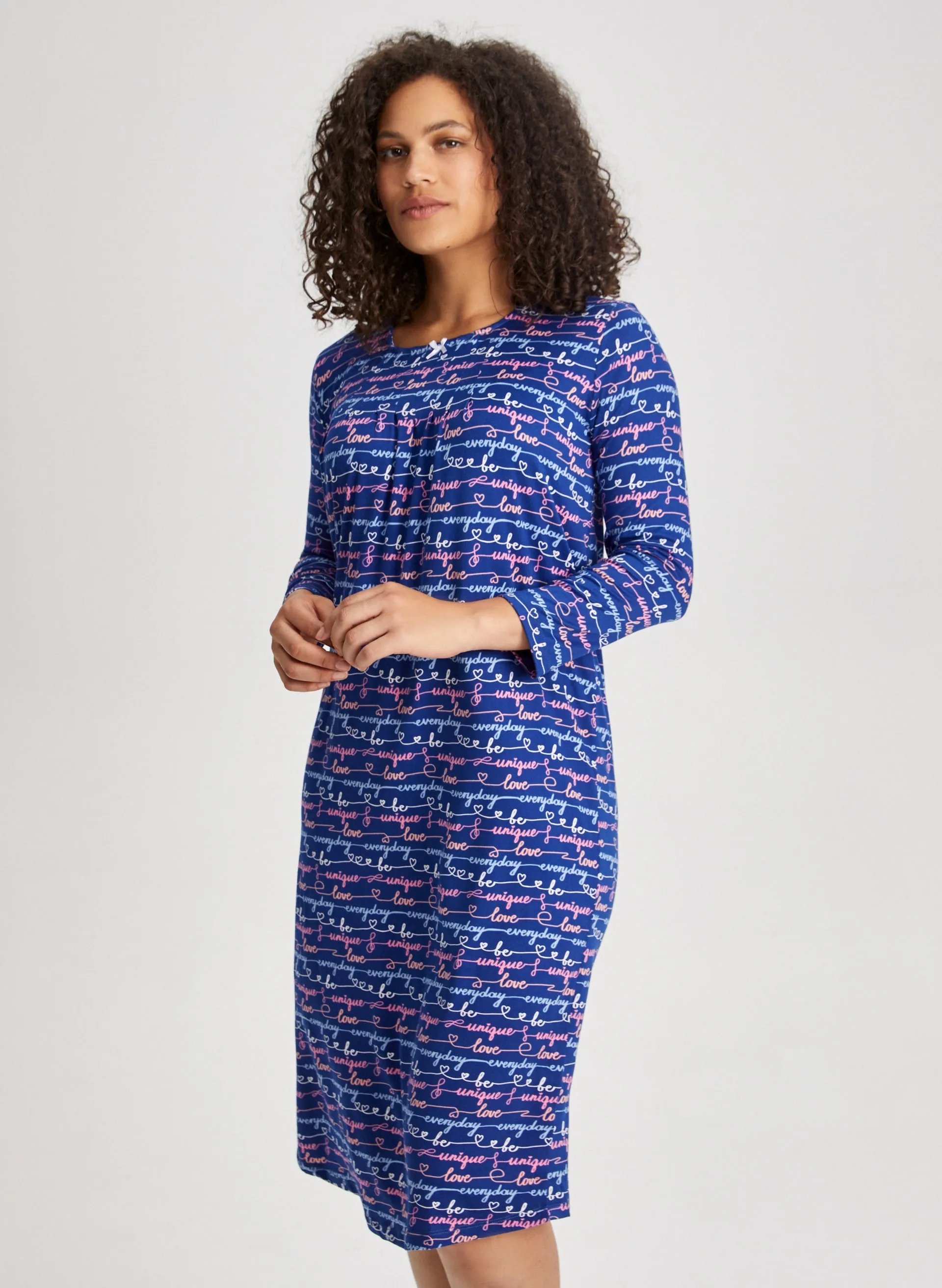 Text Print Nightgown sold by Laura product image thumbnail 5