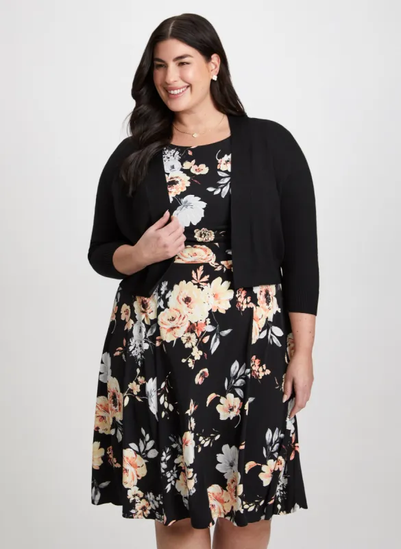 Ribbed Knit Cardigan sold by Laura