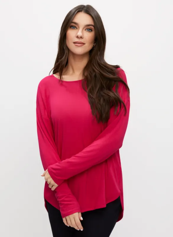 Long Sleeve Tunic Tee sold by Laura