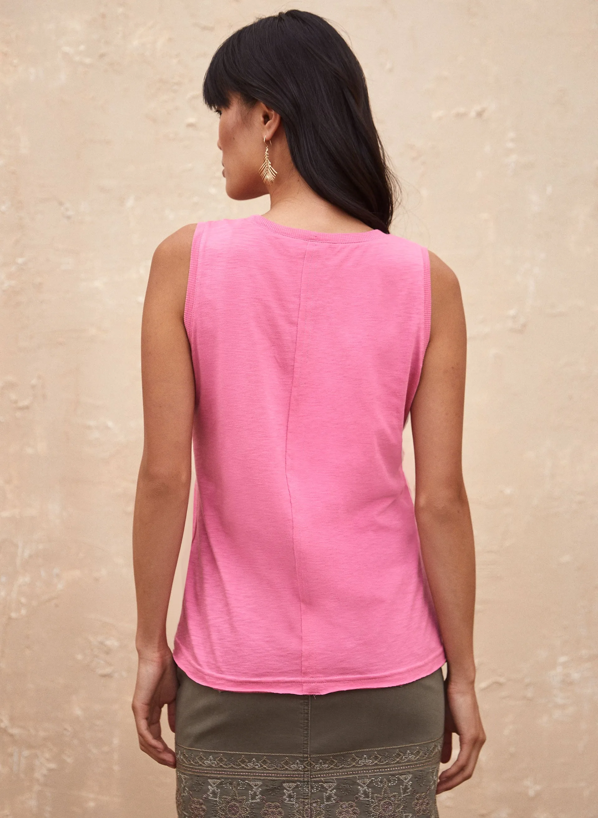 Charlie B - Sleeveless Pima Cotton Top sold by Laura product image thumbnail 3