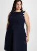 Button Detail Sleeveless Dress sold by Laura