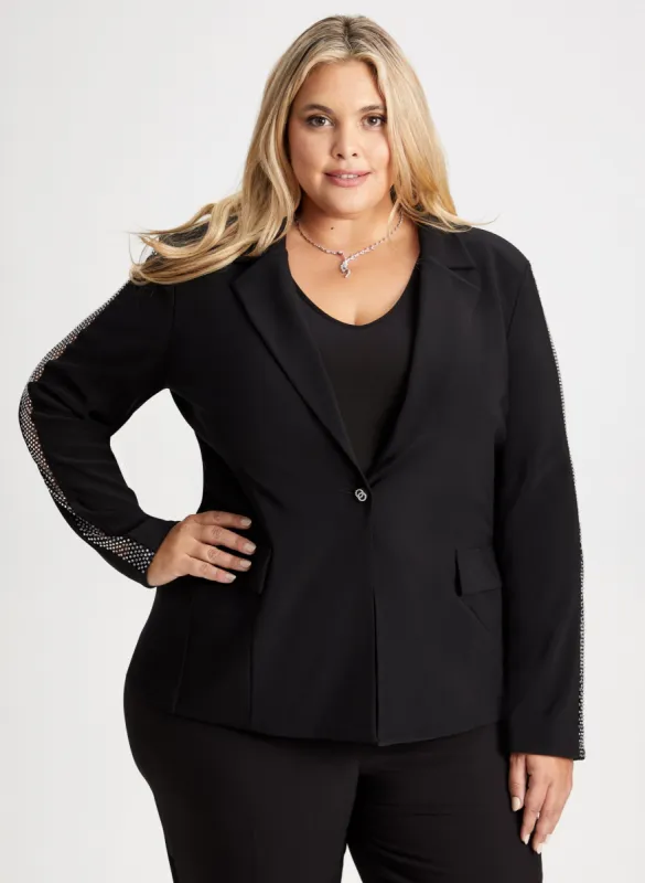 Joseph Ribkoff - Mesh Detail Jacket sold by Laura