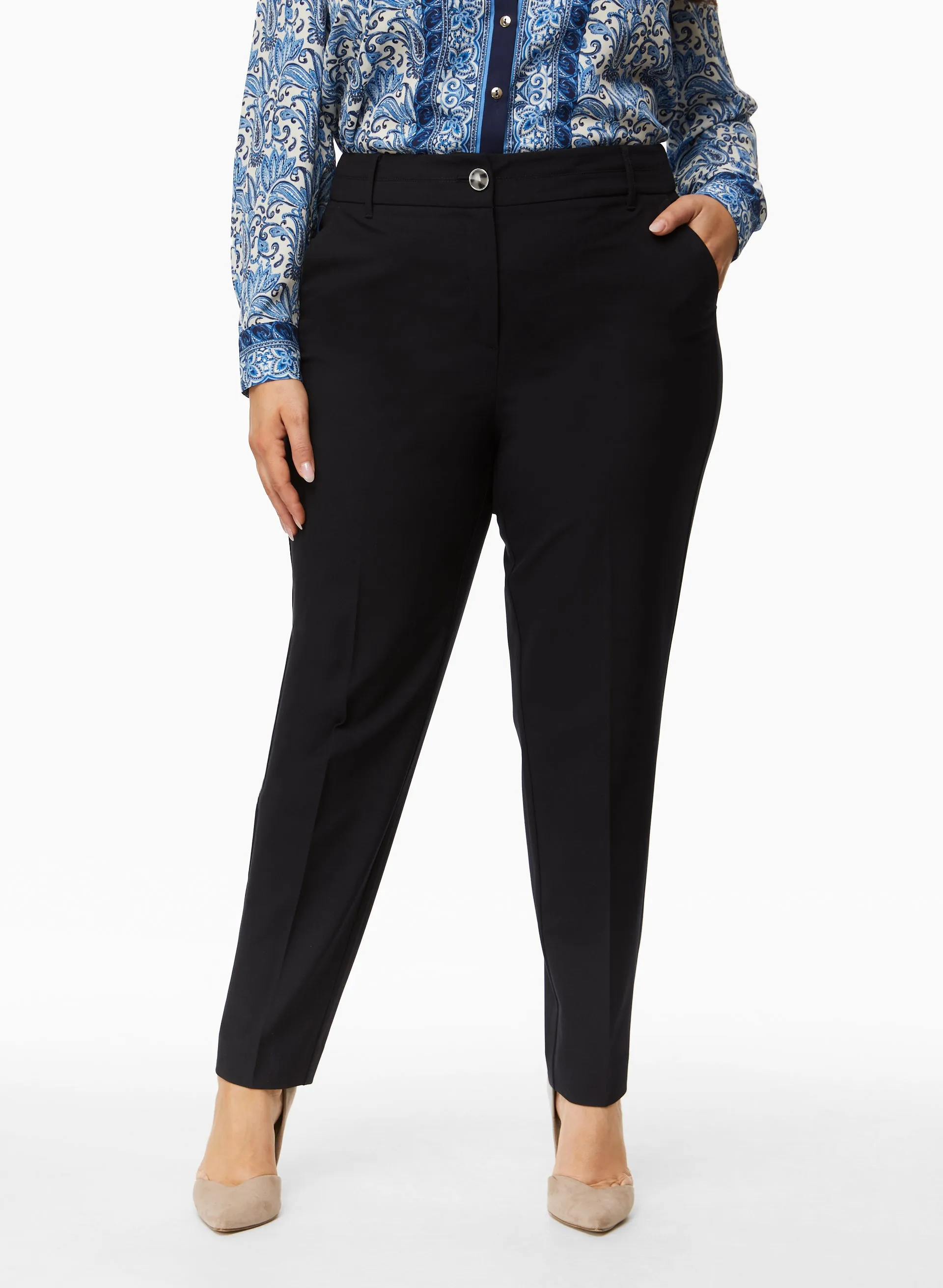 City Fit Bi-Stretch Pants sold by Laura