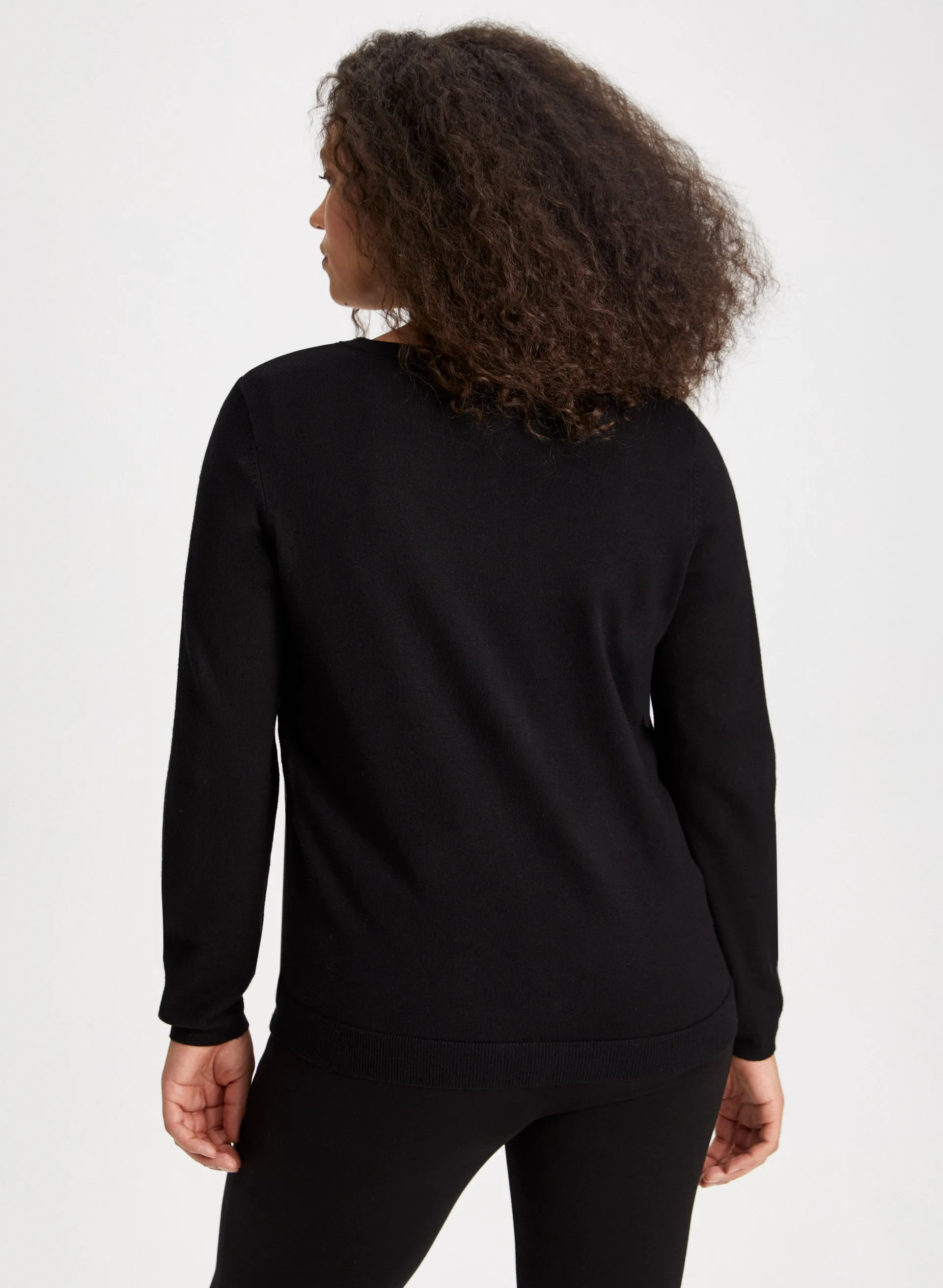 Animal Print Button Front Cardigan sold by Laura product image thumbnail 4