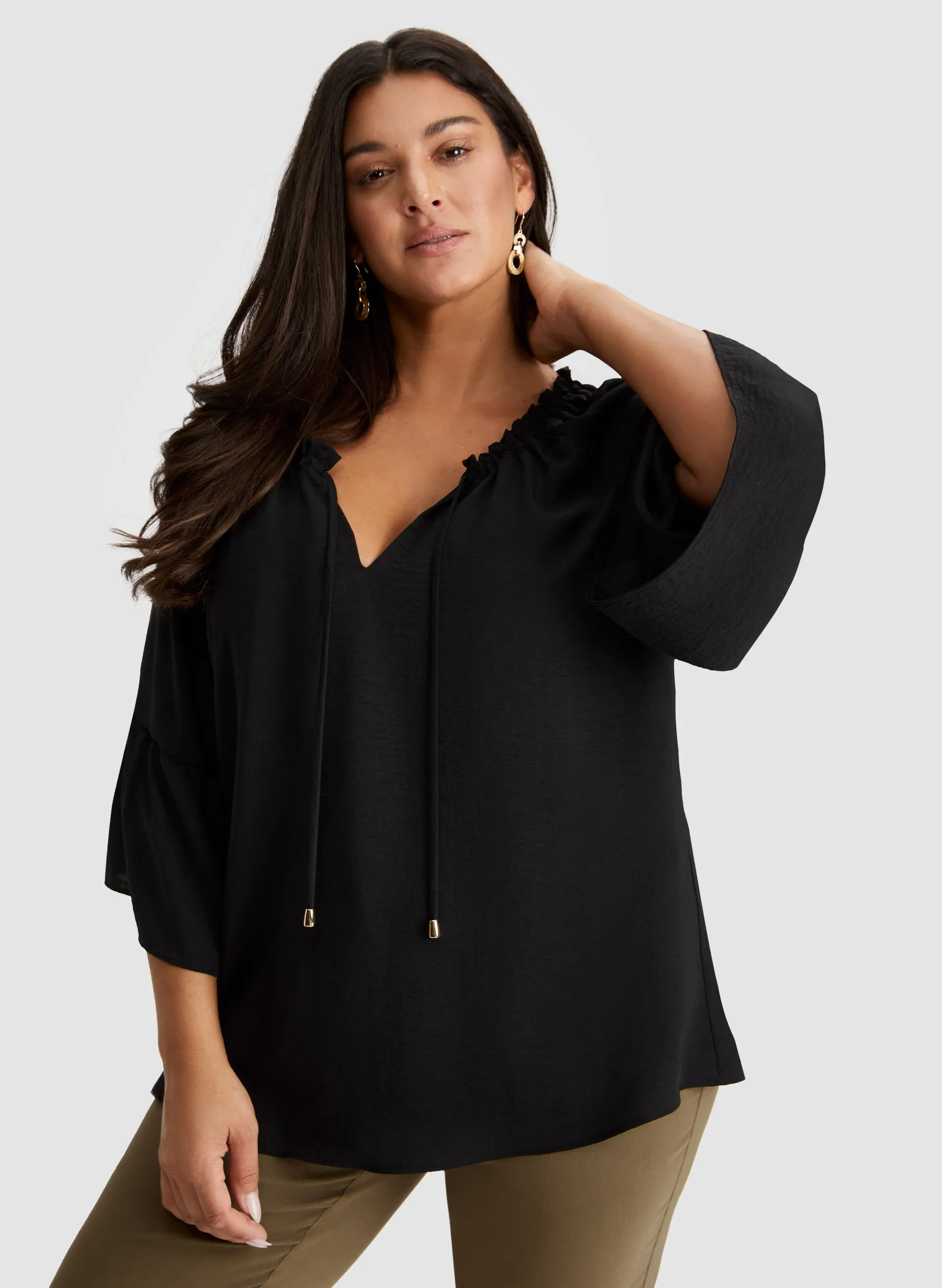 Joseph Ribkoff - V-Neck Blouse sold by Laura product image thumbnail 5
