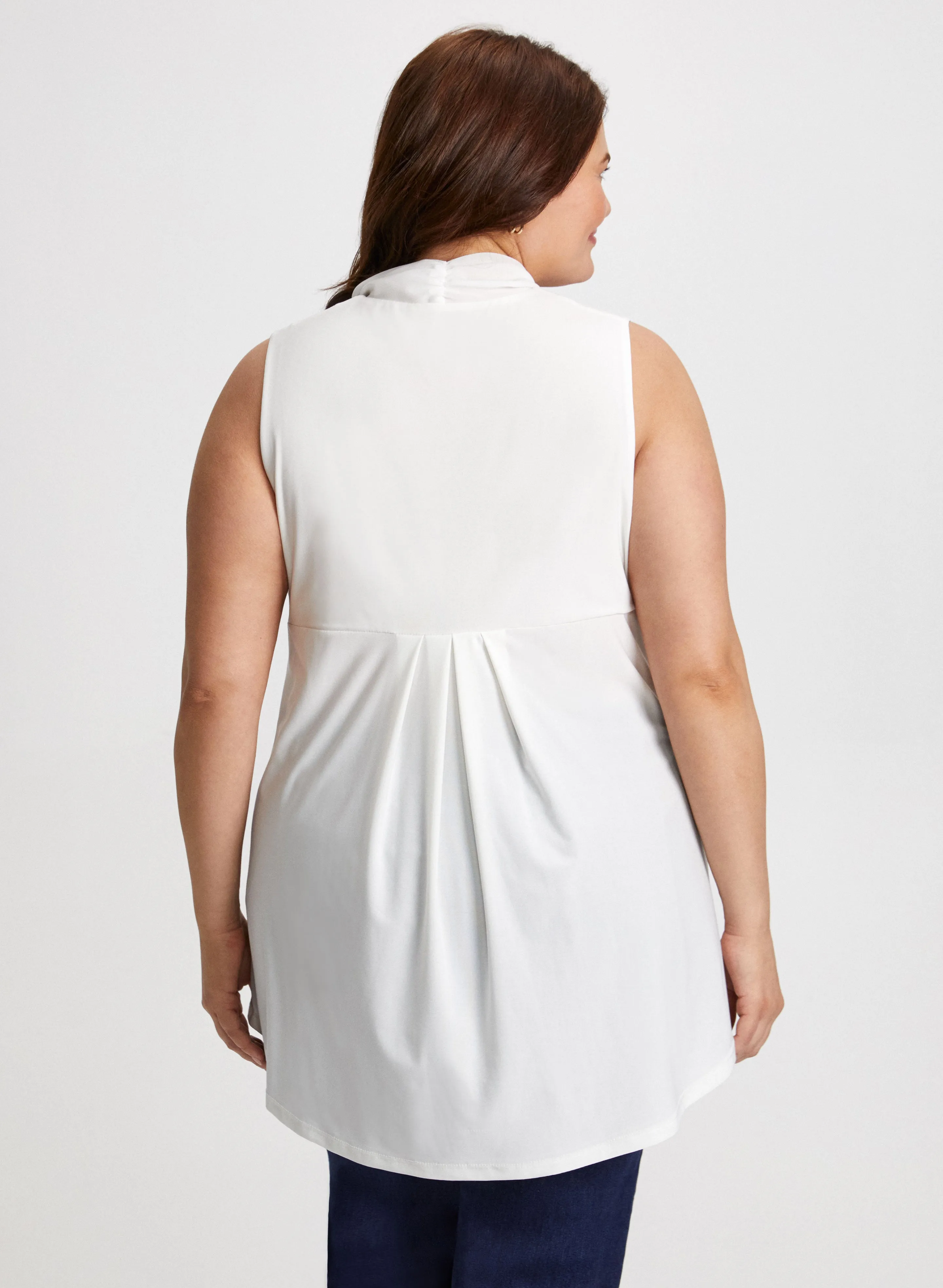 Sleeveless Tie Detail Top sold by Laura product image thumbnail 4