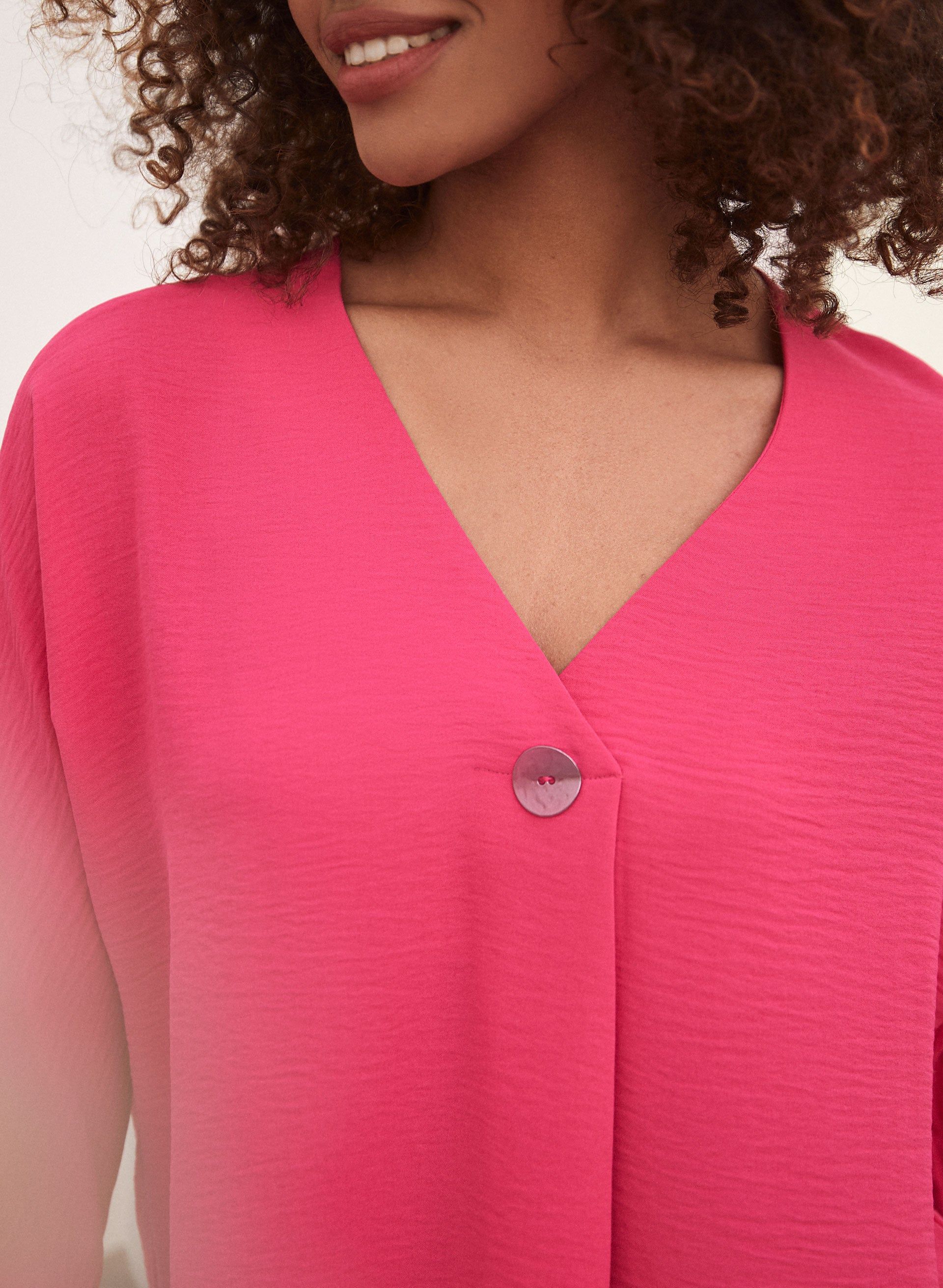 3/4 Sleeve Button Detail Top sold by Laura product image thumbnail 2