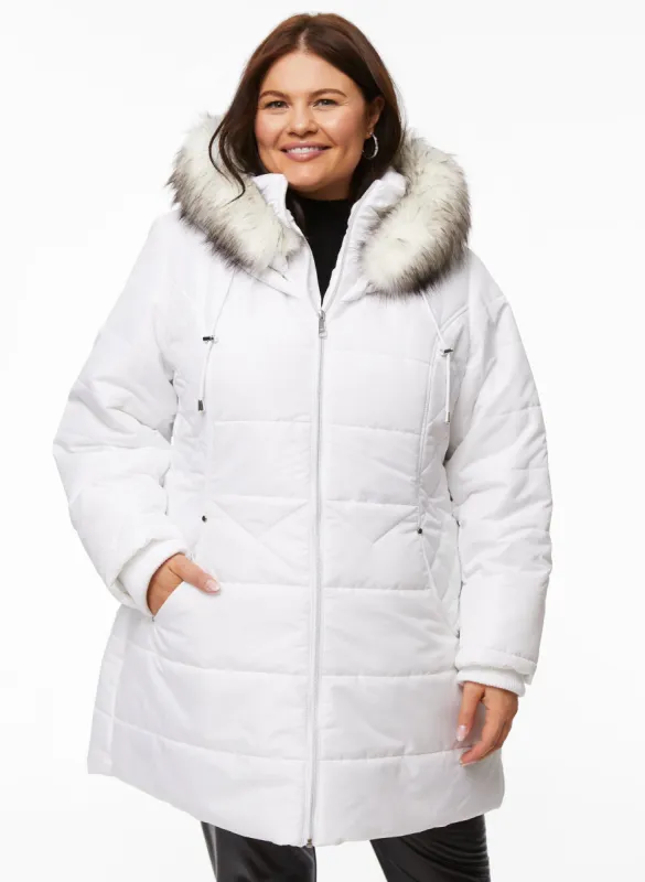 Vegan Down Quilted Coat sold by Laura
