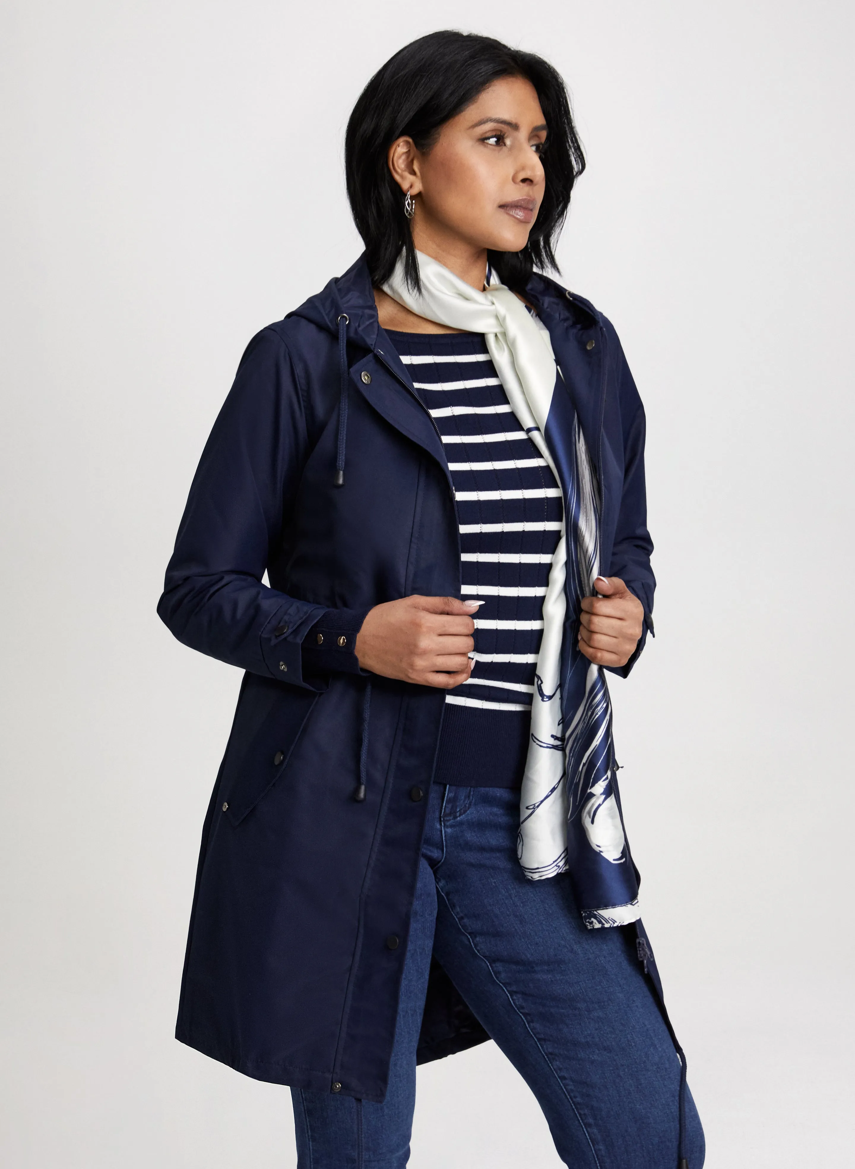 Hooded Utility Rain Jacket sold by Laura product image thumbnail 2