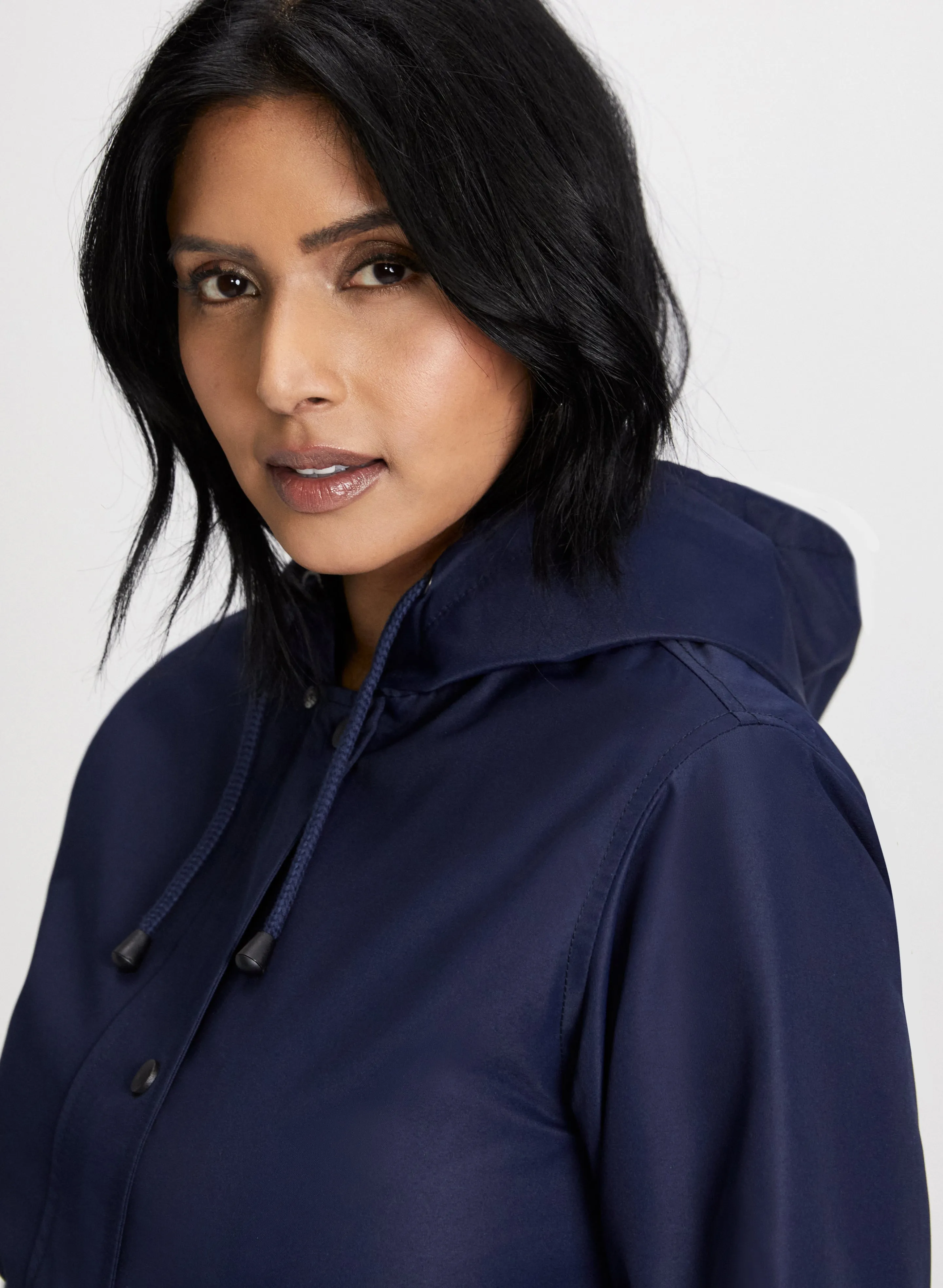 Hooded Utility Rain Jacket sold by Laura product image thumbnail 5