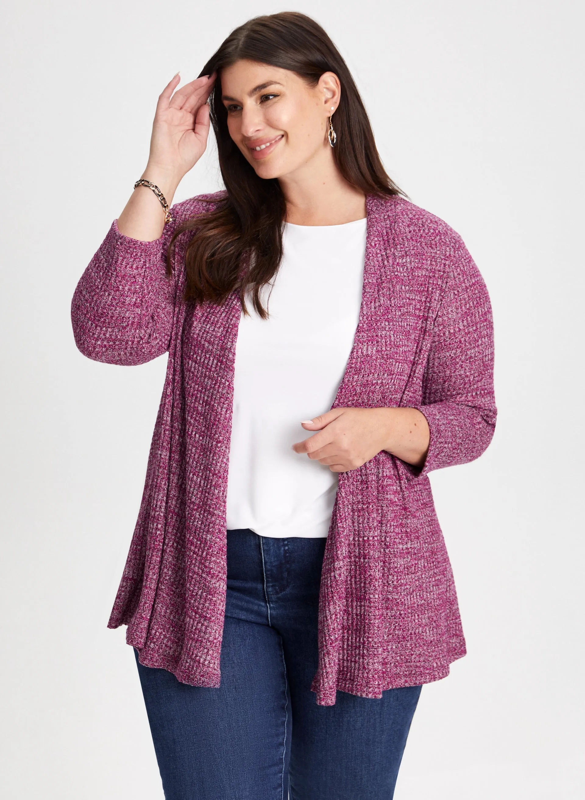 Knit Open Front Top sold by Laura