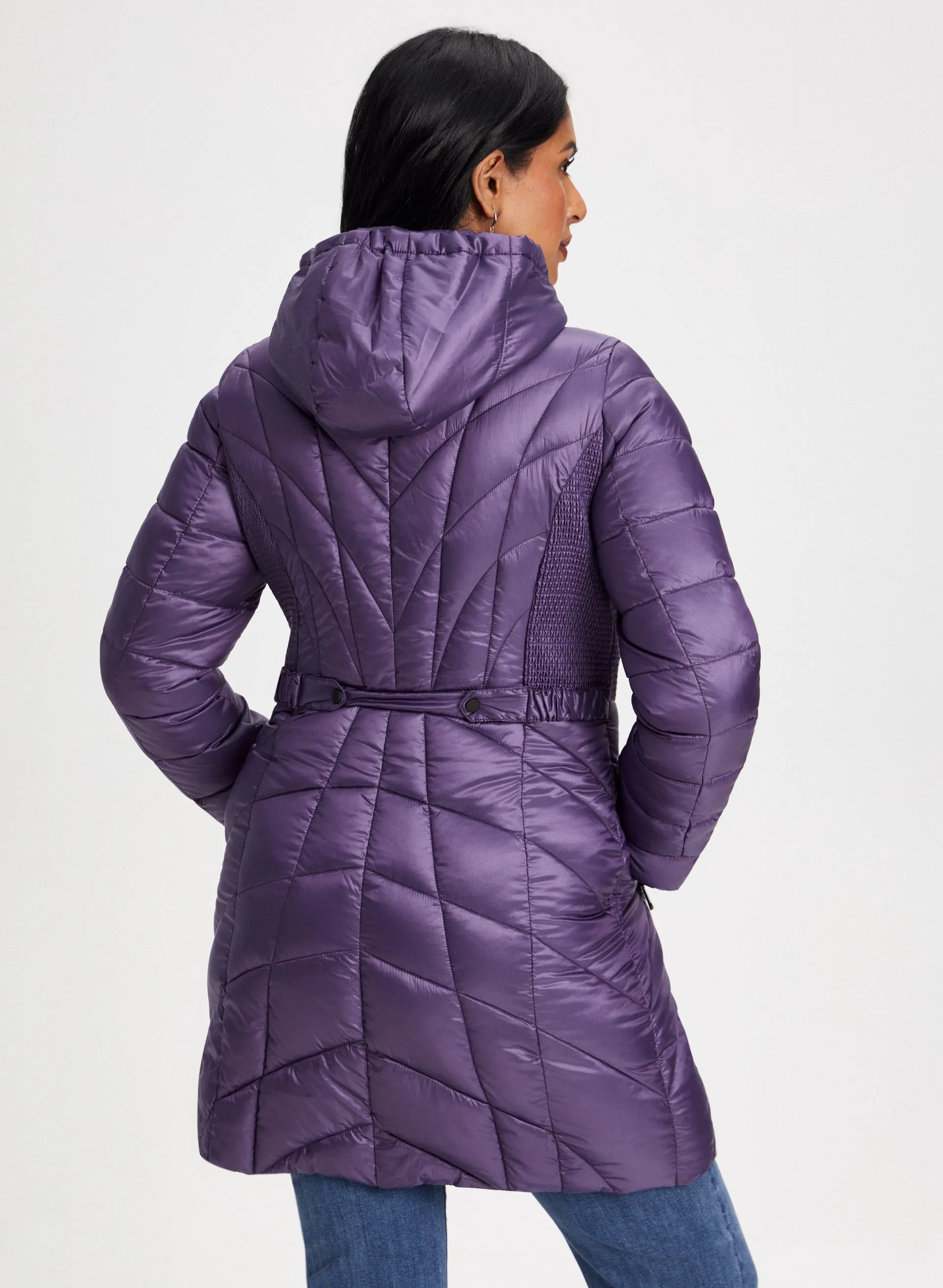 Packable Quilted Vegan Down Coat sold by Laura product image thumbnail 4