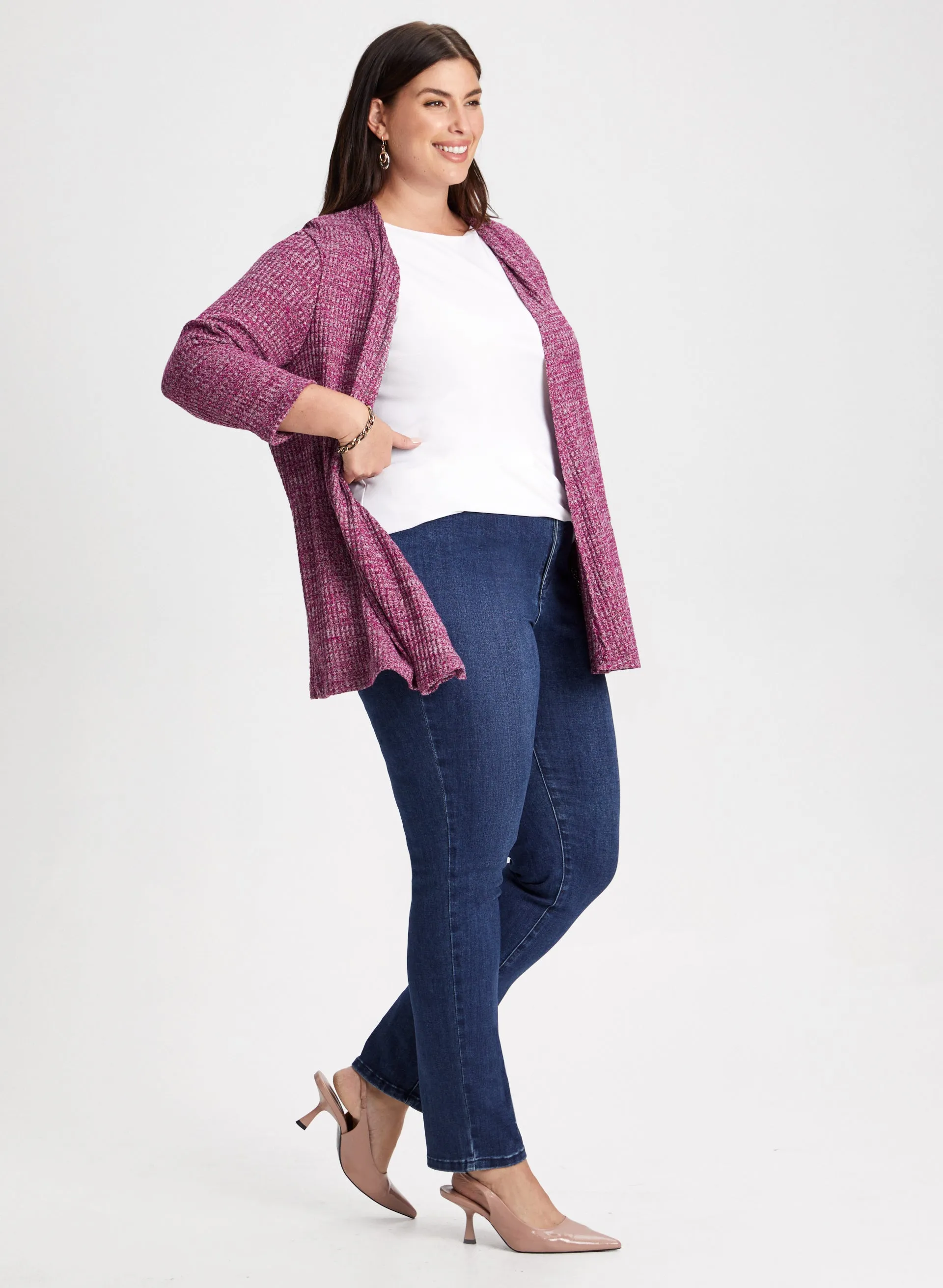 Knit Open Front Top sold by Laura product image thumbnail 5