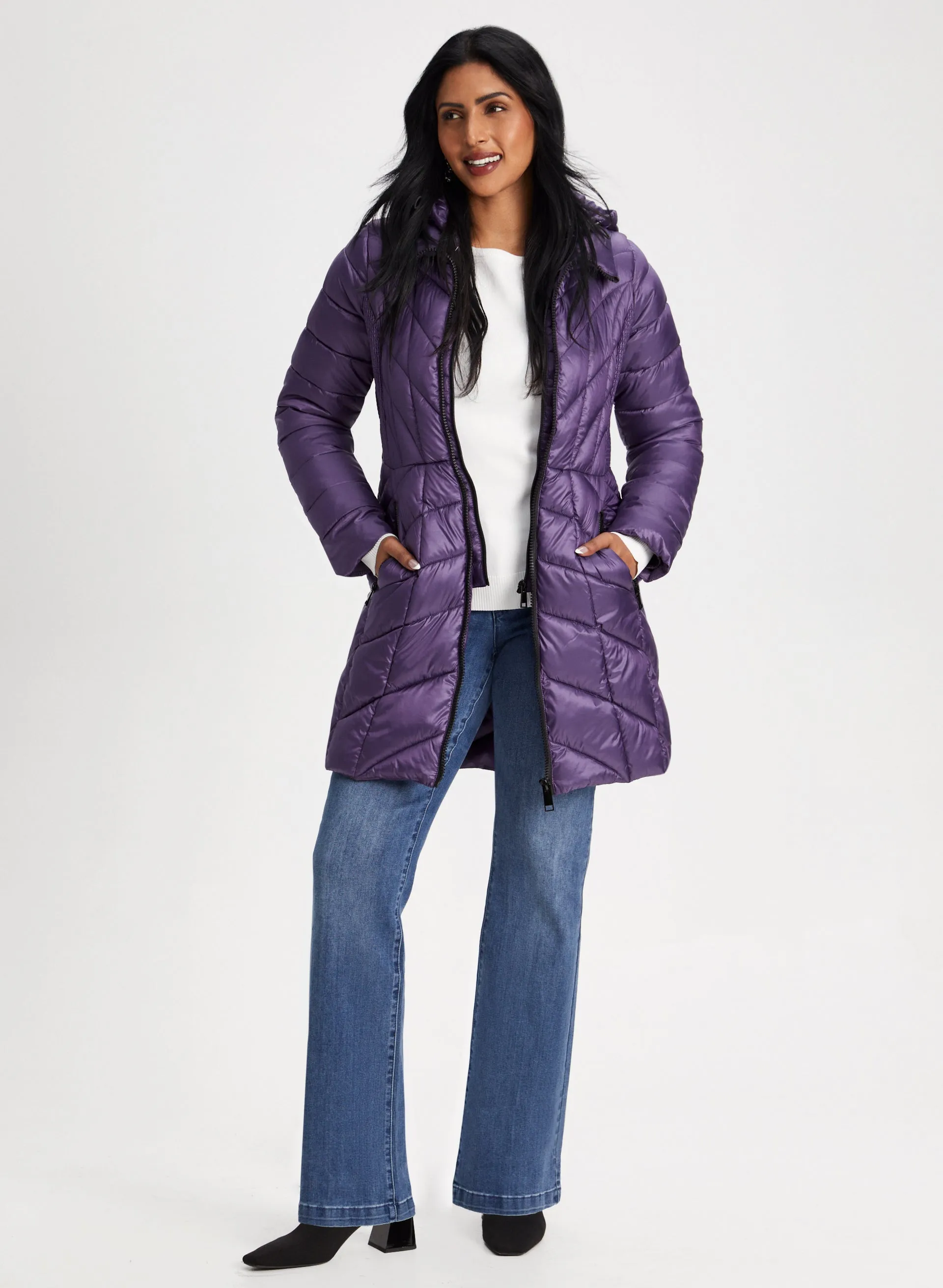 Packable Quilted Vegan Down Coat sold by Laura product image thumbnail 2
