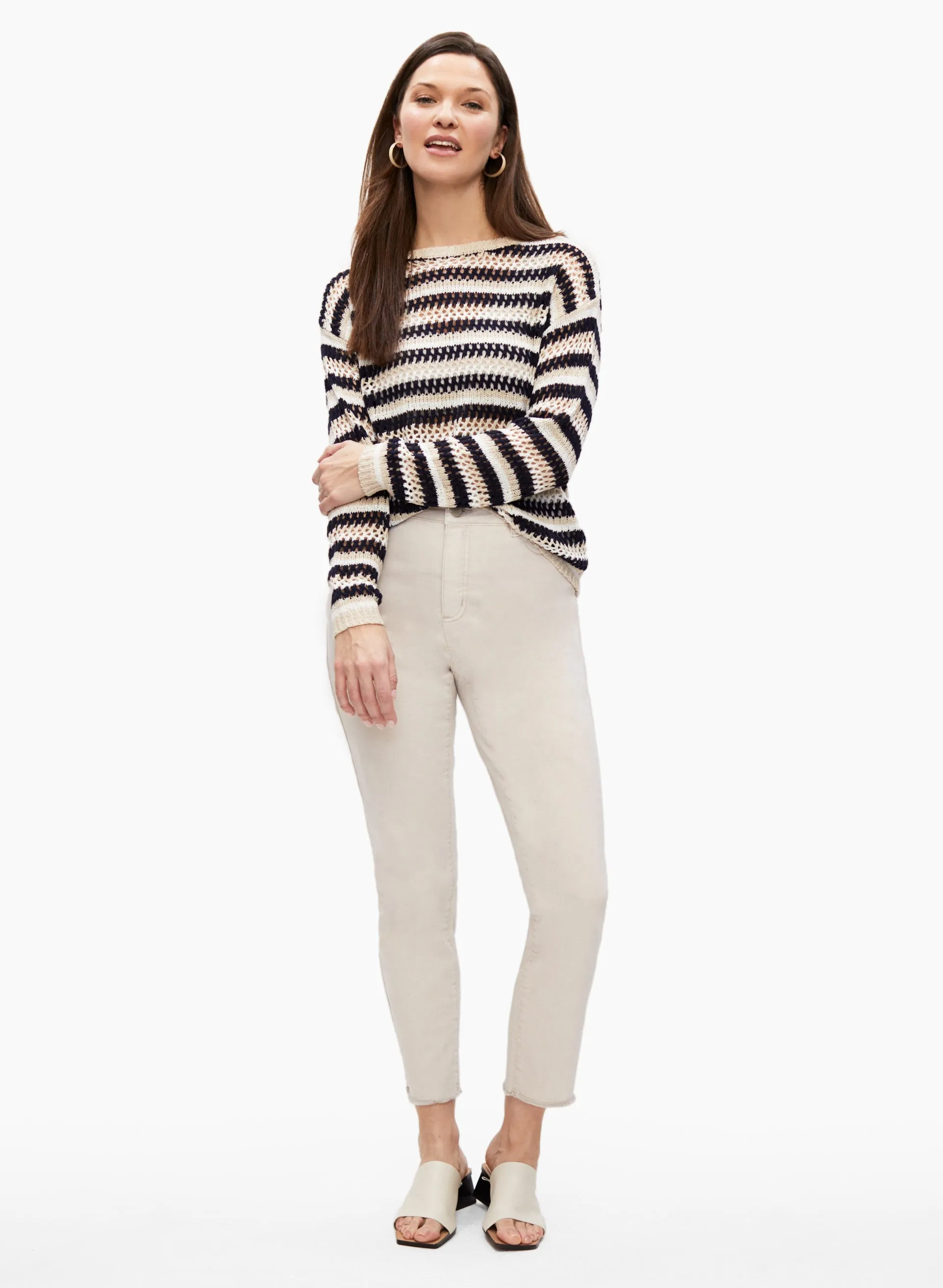 Stripe Print Sweater sold by Laura product image thumbnail 3