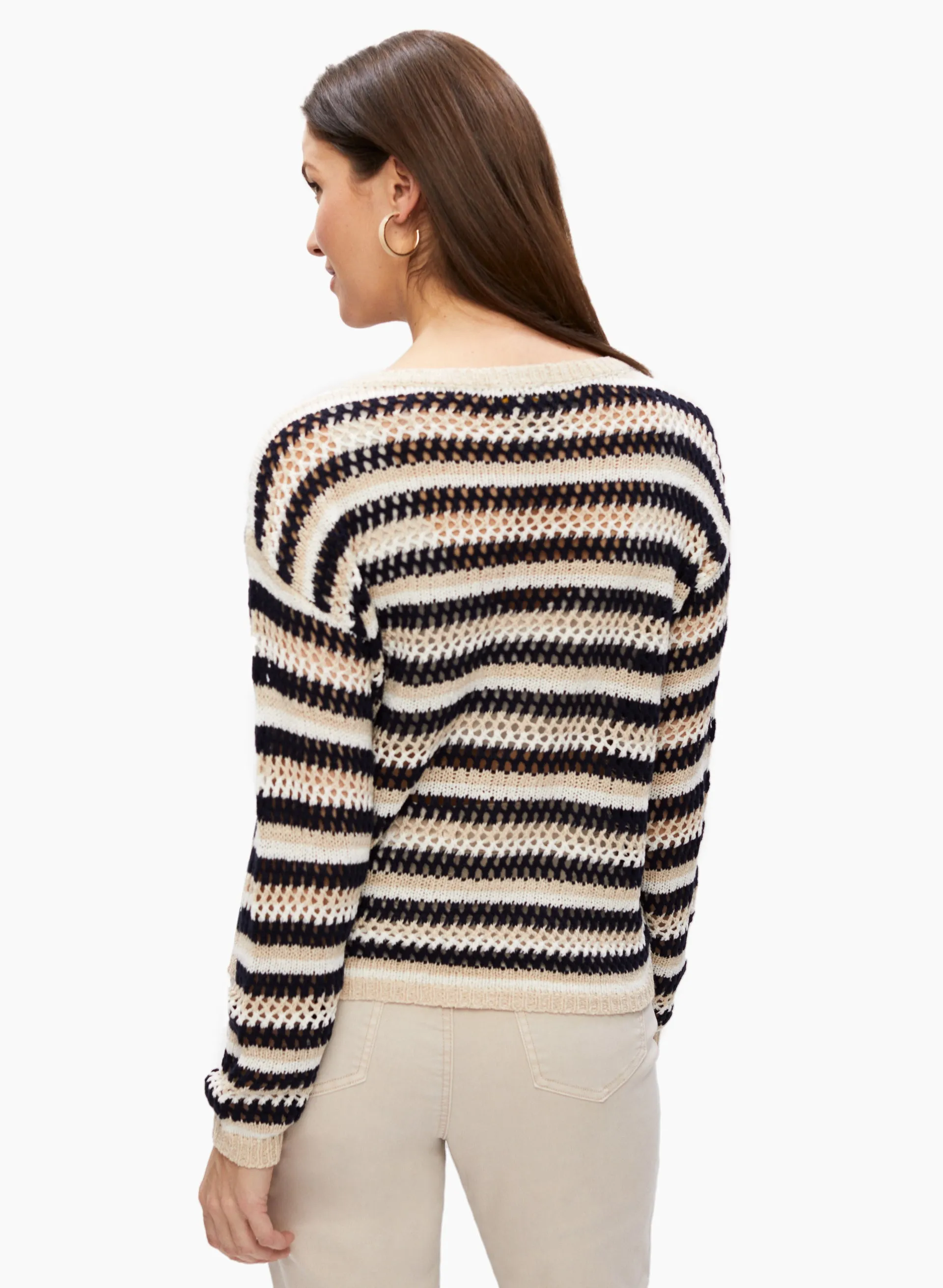 Stripe Print Sweater sold by Laura product image thumbnail 4