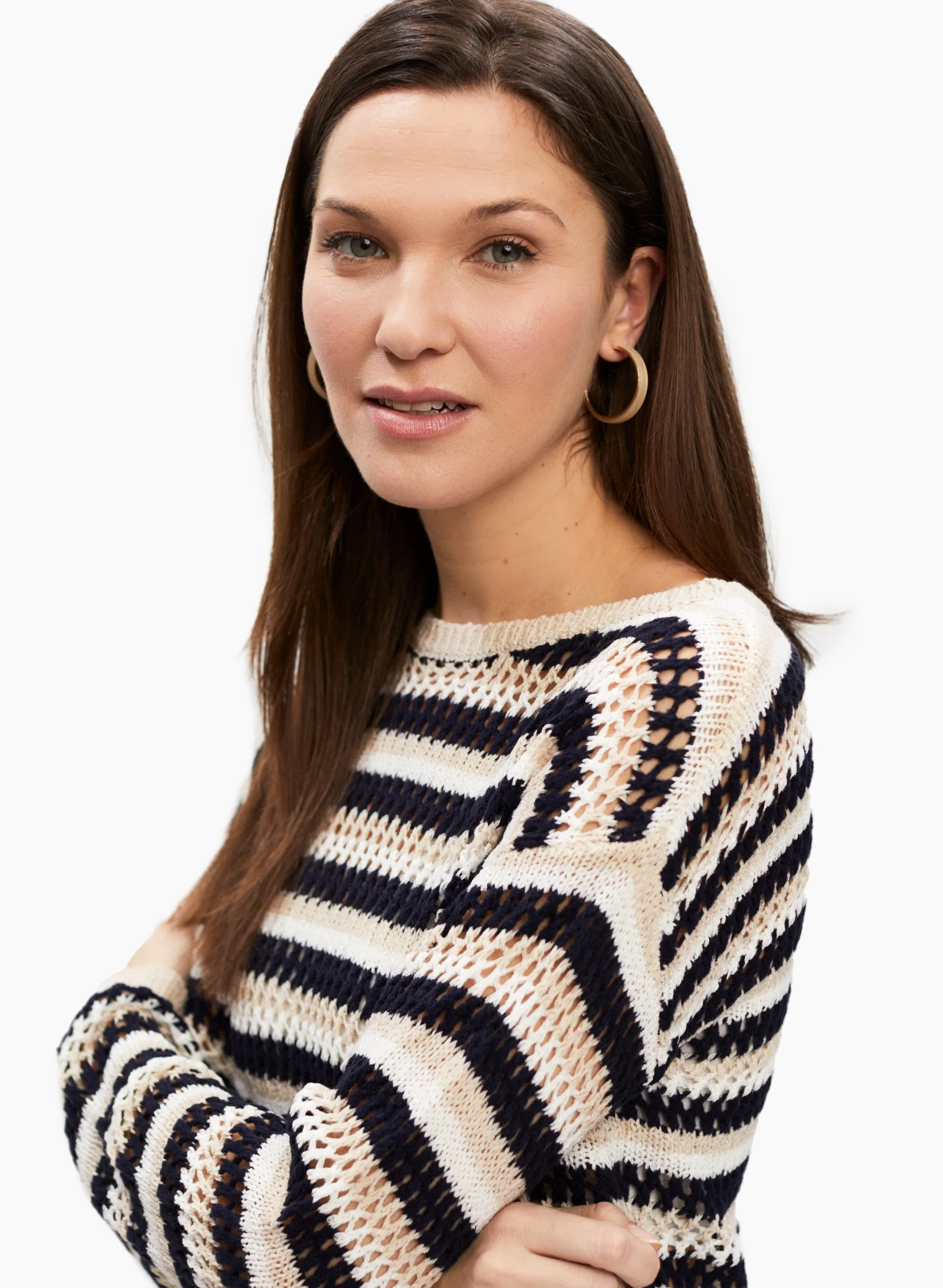 Stripe Print Sweater sold by Laura product image thumbnail 2