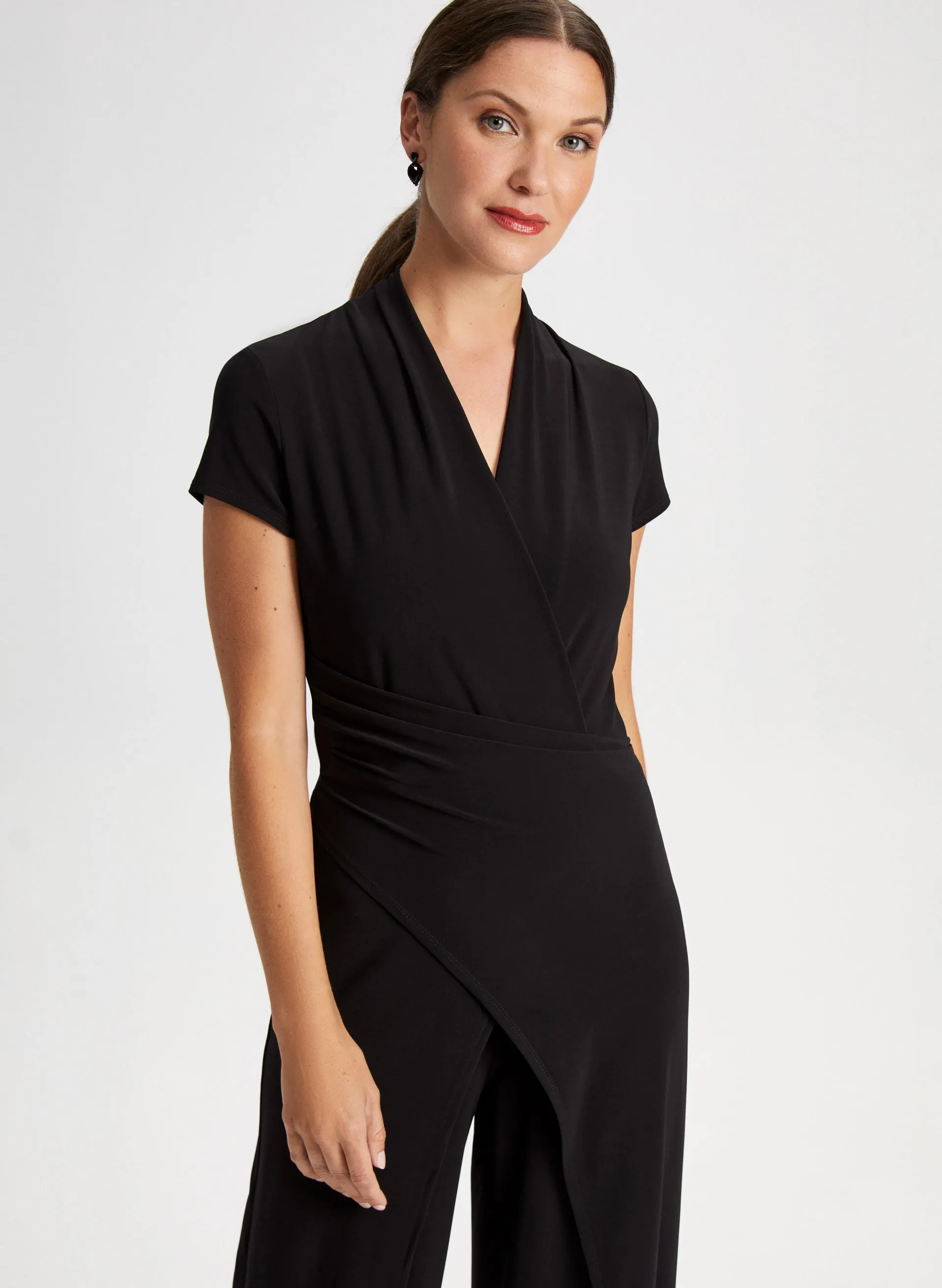 V-Neck Wide Leg Jumpsuit sold by Laura product image thumbnail 4