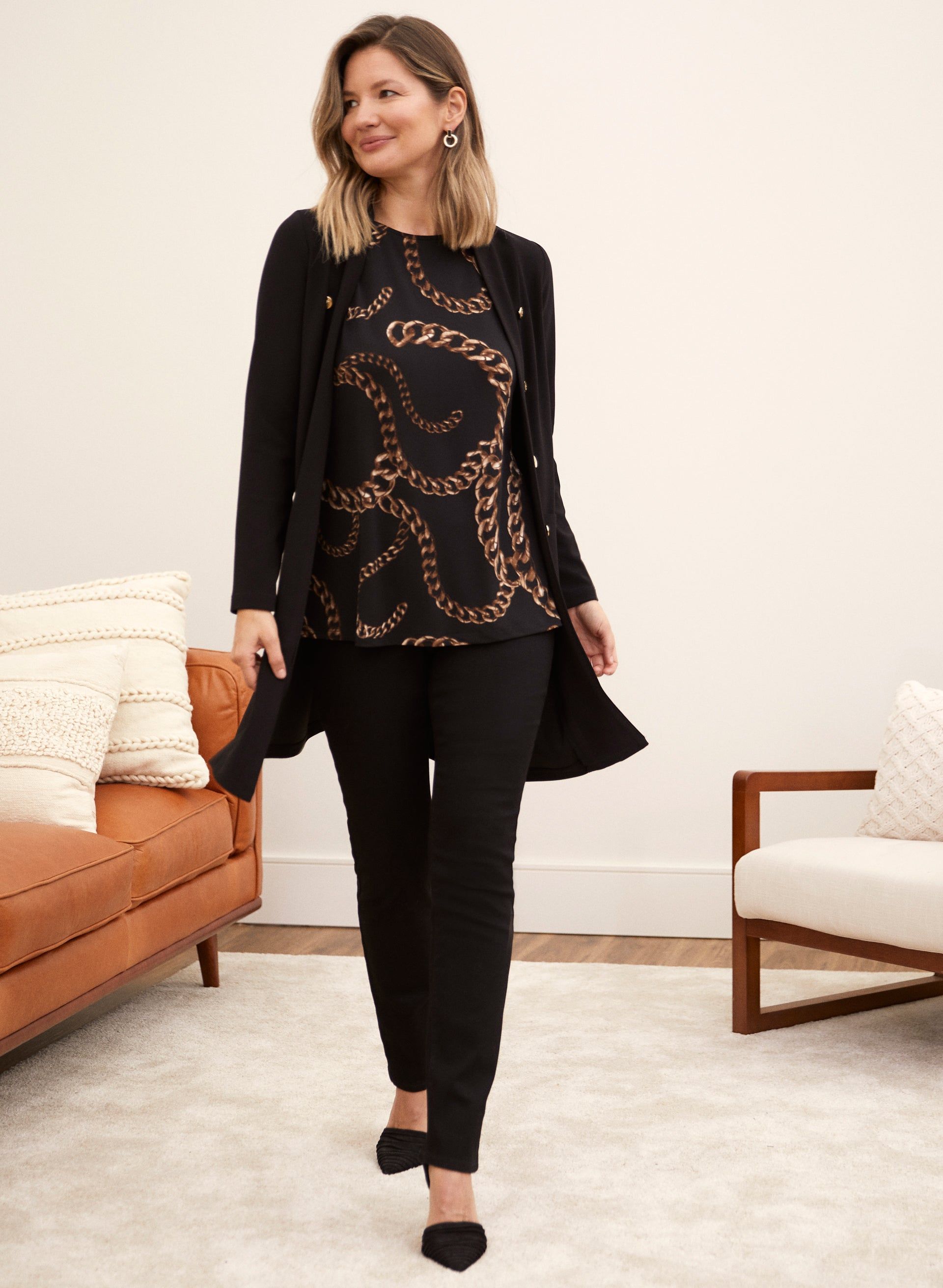 Chain Print Sleeveless Top sold by Laura product image thumbnail 4