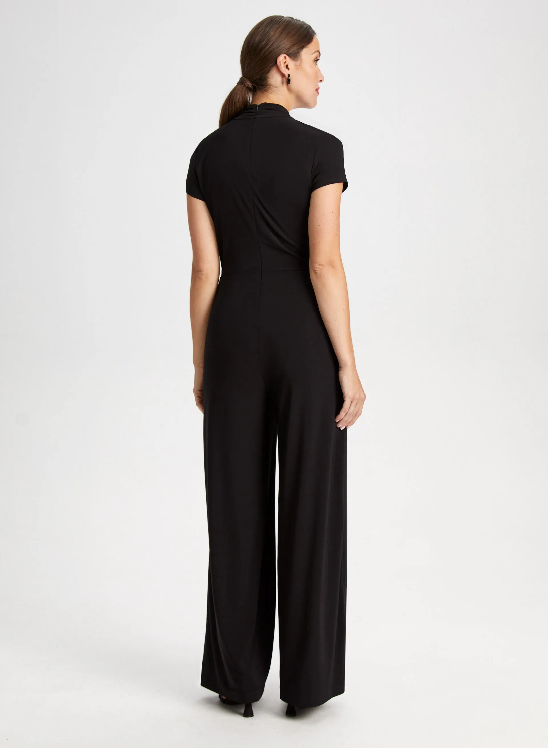 V-Neck Wide Leg Jumpsuit sold by Laura product image thumbnail 2
