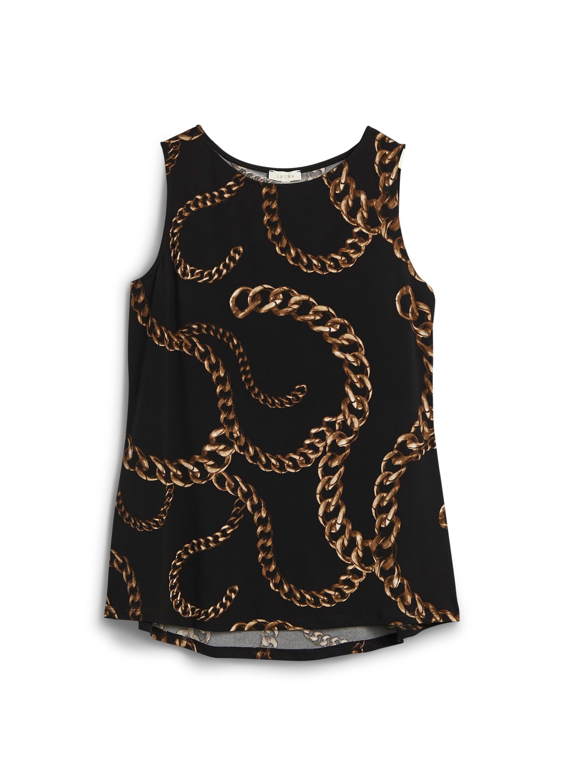 Chain Print Sleeveless Top sold by Laura product image thumbnail 5