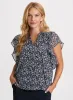 V-Neck Floral Blouse sold by Laura