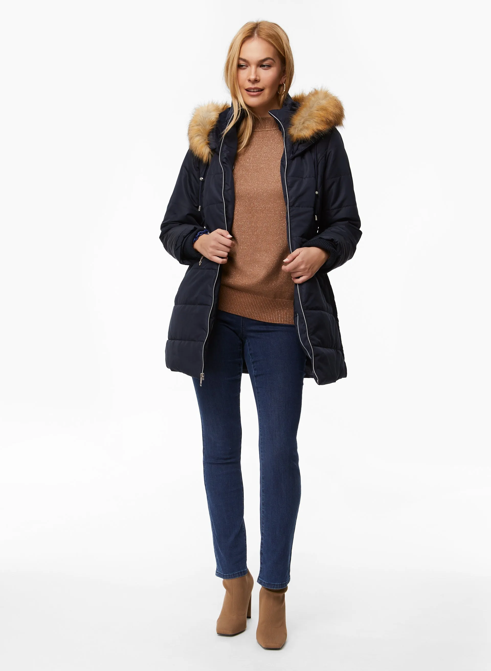 Vegan Down Quilted Coat sold by Laura product image thumbnail 3