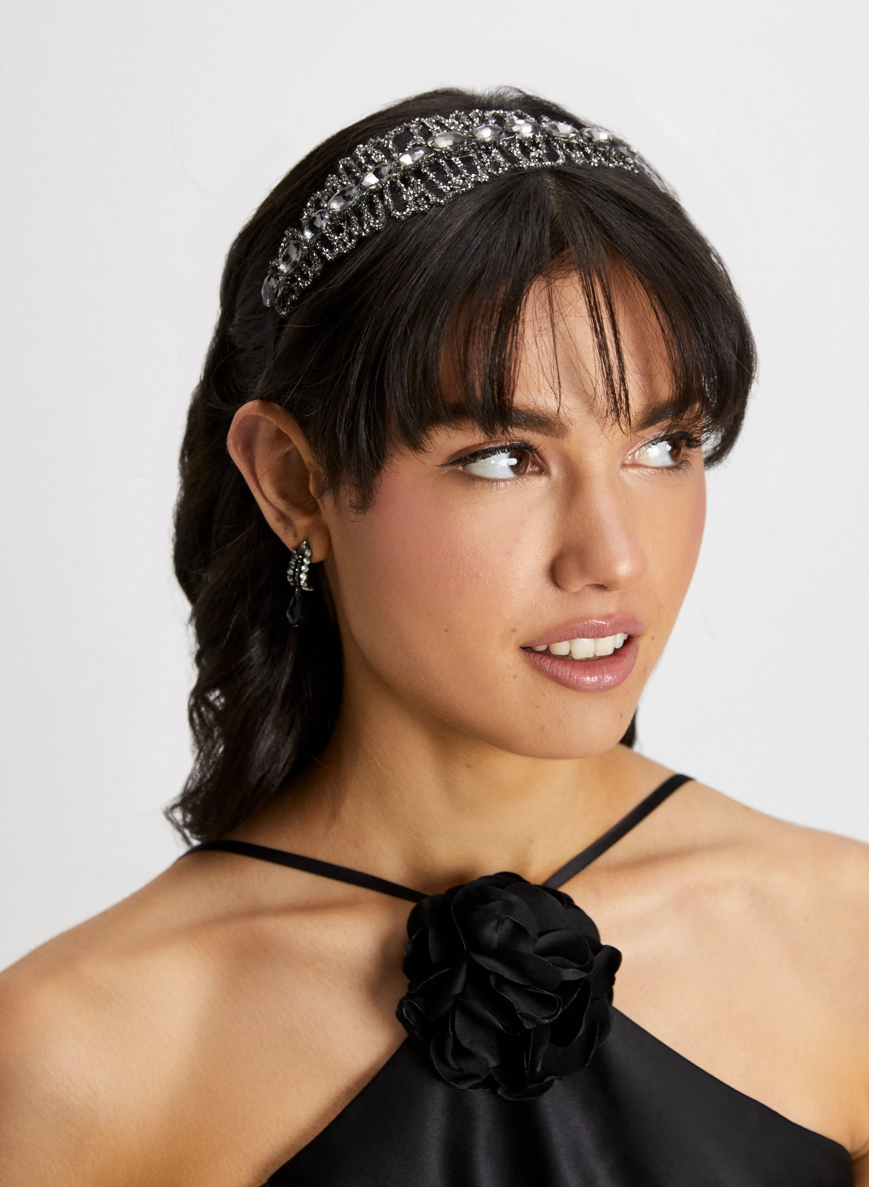 Mesh, Crystal & Stone Headband sold by Laura product image thumbnail 3