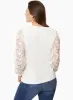 Floral Applique Detail Top sold by Laura